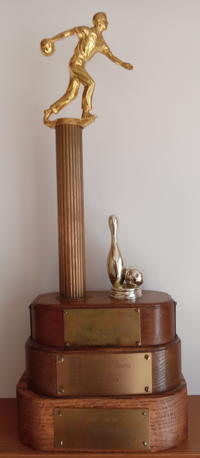 Bowling trophy.