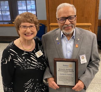 Norma and Ashish Sarkar.